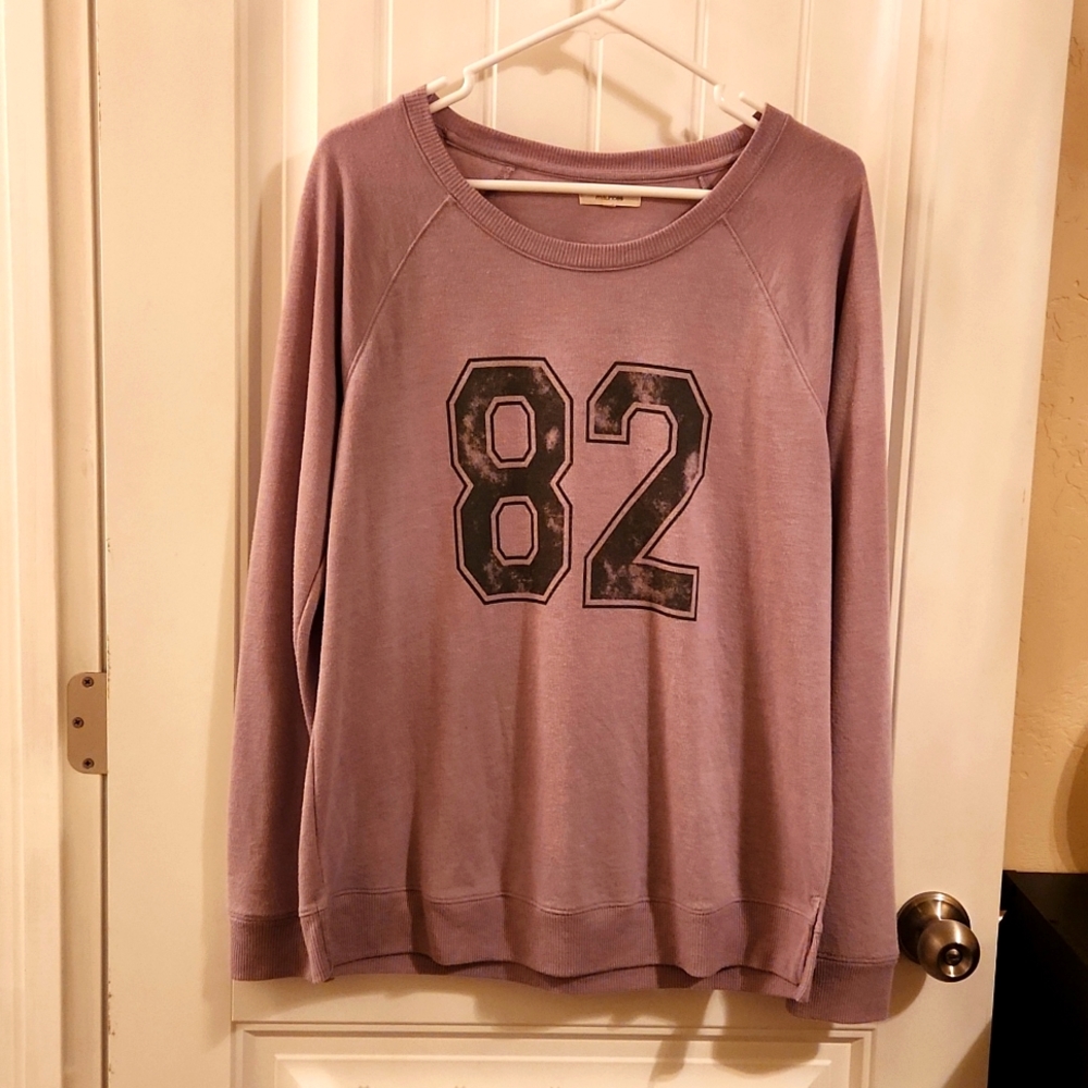 Purple crew neck